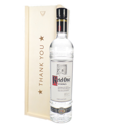 Ketel One Vodka Thank You Gift In Wooden Box