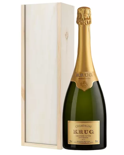 Krug Collection 2000 Champagne Wooden Gift Box 75cl | Next Day Delivery