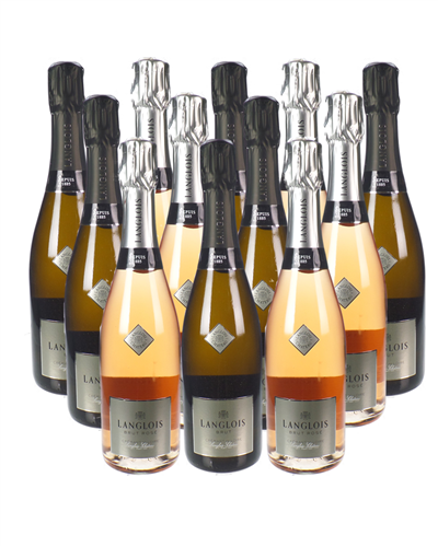 Langlois Brut Sparkling Mixed Wine Case