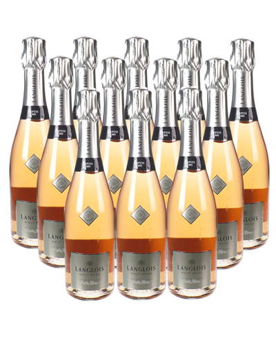 Langlois Brut Sparkling Rose Wine Case