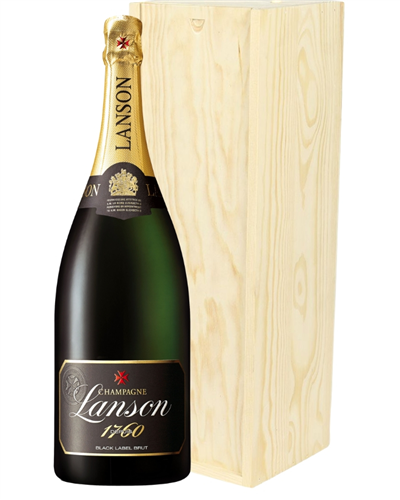 Lanson Champagne Magnum 150cl in Wooden Gift Box