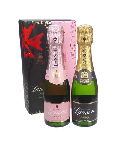 Lanson Mini Duo Champagne Set