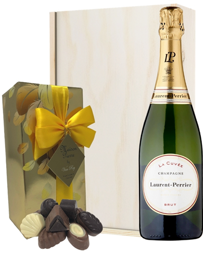 Laurent Perrier Champagne & Belgian Chocolates Gift Box