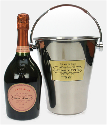 Laurent Perrier Rose Champagne Ice Bucket