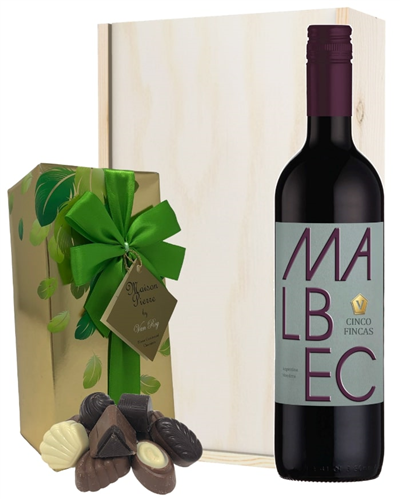 Wine and Chocolate Gift Set (Malbec)