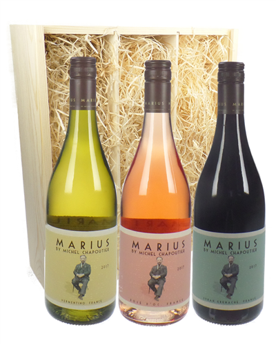 Michel Chapoutier Marius Mixed Triple Wine Gift