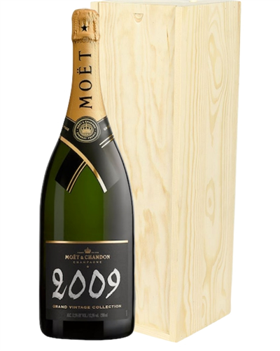 Moet & Chandon Vintage Champagne Magnum 150cl in Wooden Gift Box