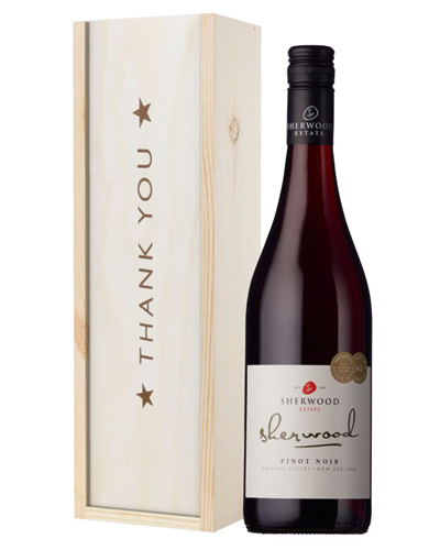 New Zealand Pinot Noir Red Wine Thank You Gift - Next Day Delivery UK