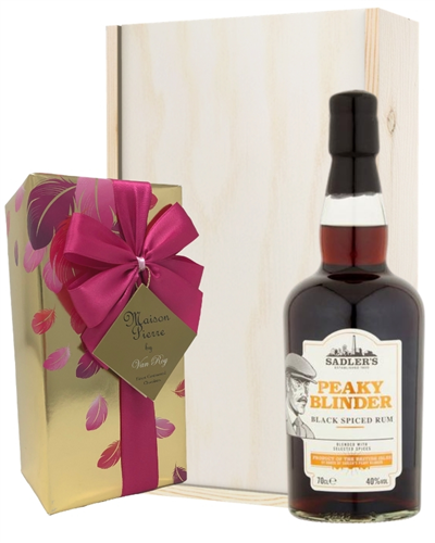 Peaky Blinder Spiced Rum And Chocolates Gift Set