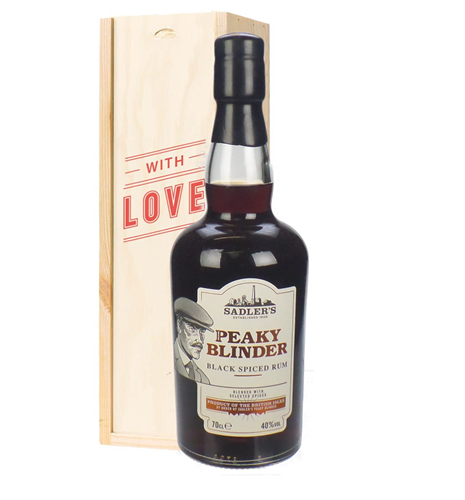 Peaky Blinder Spiced Rum Valentines Day Gift