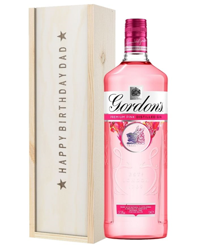 Pink Gin Birthday Gift For Dad