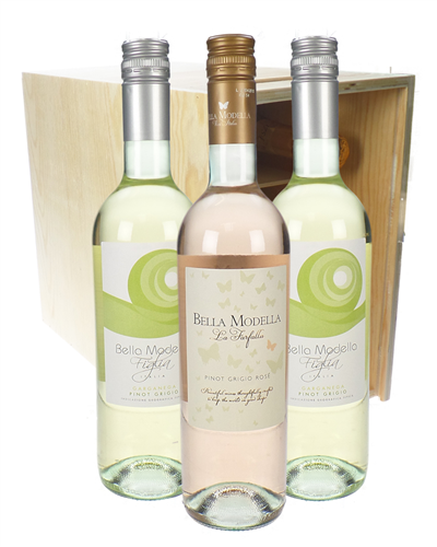 Pinot Grigio And Pinot Grigio Rose Six Bottle Crate