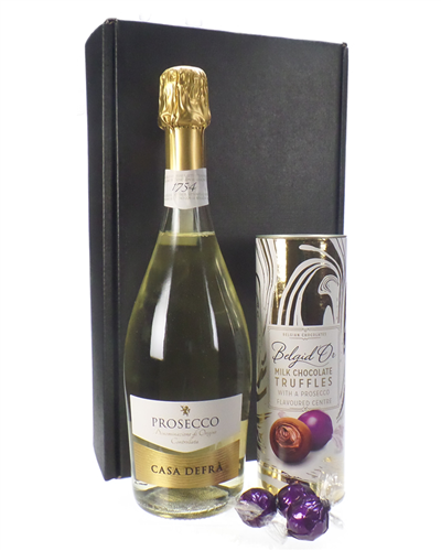 Prosecco And Prosecco Chocolate Truffles Gift