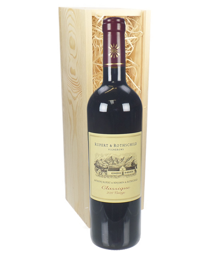 Rupert & Rothschild Classique Wine Gift in Wooden Box