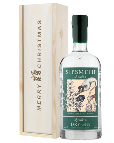 Sipsmith Gin Christmas Gift In Wooden Box