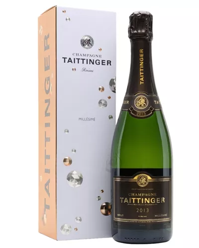 Coffre à Champagne Vintage Taittinger - Rare - Bois Et Fer - XXème - Avec Poignées