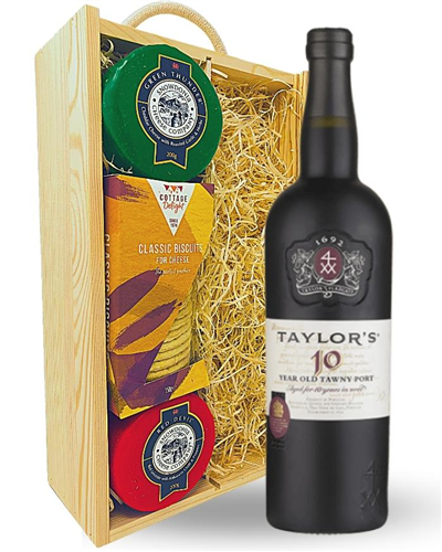 Vintage Port and Cheese Hamper